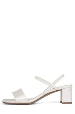 ADAPT -Jeffrey Campbell Store adapt heeled sandal dv white pearlescent 65 182262