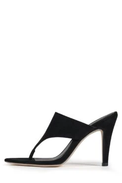 AZULA -Jeffrey Campbell Store azula heeled sandal dv black suede 6 860451