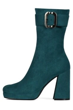 BRATTY-LO -Jeffrey Campbell Store bratty lo st turquoise suede 6 890680