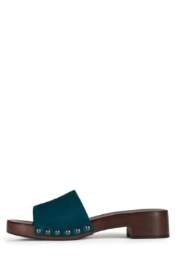 CAMBRIE -Jeffrey Campbell Store cambrie hn teal satin 6 526680