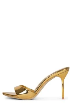 CE-SOIRE -Jeffrey Campbell Store ce soire heeled sandal yyh gold mirror 6 826858