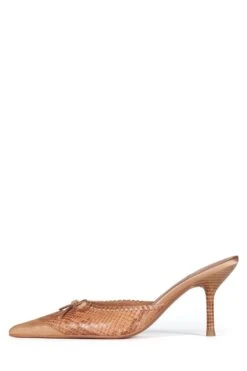 CLARABELLE -Jeffrey Campbell Store clarabelle st tan gold snake 6 747308