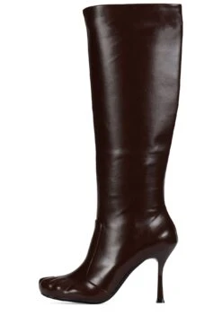 CONFORM-K -Jeffrey Campbell Store conform k knee high boot yyh brown 6 199096