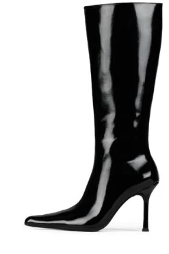 DARLING-3 -Jeffrey Campbell Store darling 3 yyh black crinkle patent 6 113501