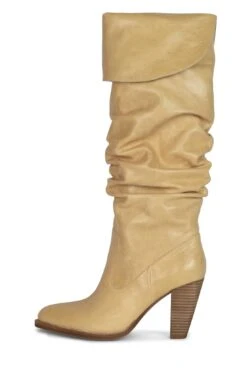 DOUBLOON -Jeffrey Campbell Store doubloon knee high boot yyh yellow 6 528434