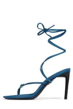 FAERY -Jeffrey Campbell Store faery yyh turquoise suede 6 662758