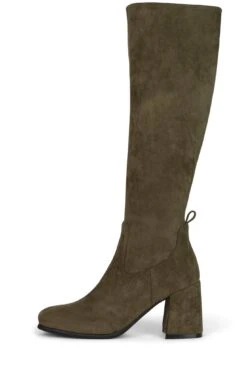 Jeffrey Campbell HOTLAVA-K2 -Jeffrey Campbell Store hotlava k2 knee high boot jeffrey campbell olive suede 6 118557