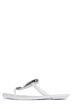 Jeffrey Campbell LINQUES-J -Jeffrey Campbell Store linques j jeffrey campbell white shiny silver 6 505623