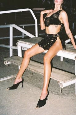 NAIAD -Jeffrey Campbell Store naiad heeled mule st 789110