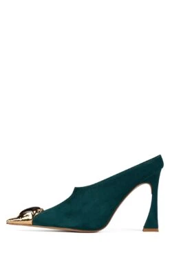 NAIAD -Jeffrey Campbell Store naiad st turquoise suede gold tortoise 6 911619