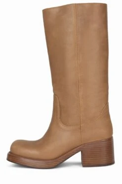 REFLECT -Jeffrey Campbell Store reflect knee high boot yyh natural 6 217183