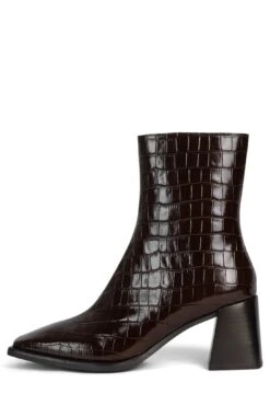 SHERPAL-2 -Jeffrey Campbell Store sherpal 2 heeled boot yyh brown stone 6 387188