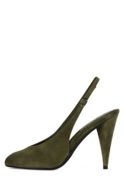 SNOAH -Jeffrey Campbell Store snoah st dusty olive suede 6 642270
