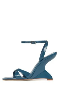 TRELLA -Jeffrey Campbell Store trella st dusty blue patent 6 568539